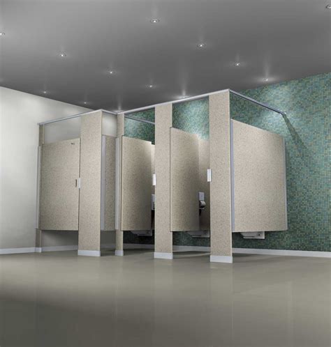 Toilet Cubicle Phenolic tampilan modern